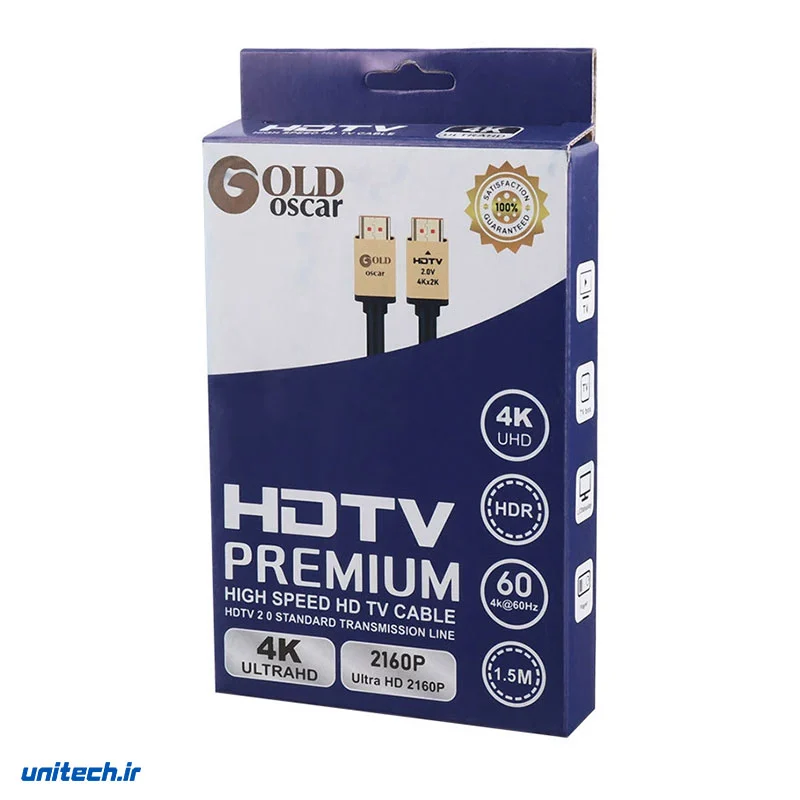 کابل HDMI 4K گلد اسکار طول 1.5 متر (2)